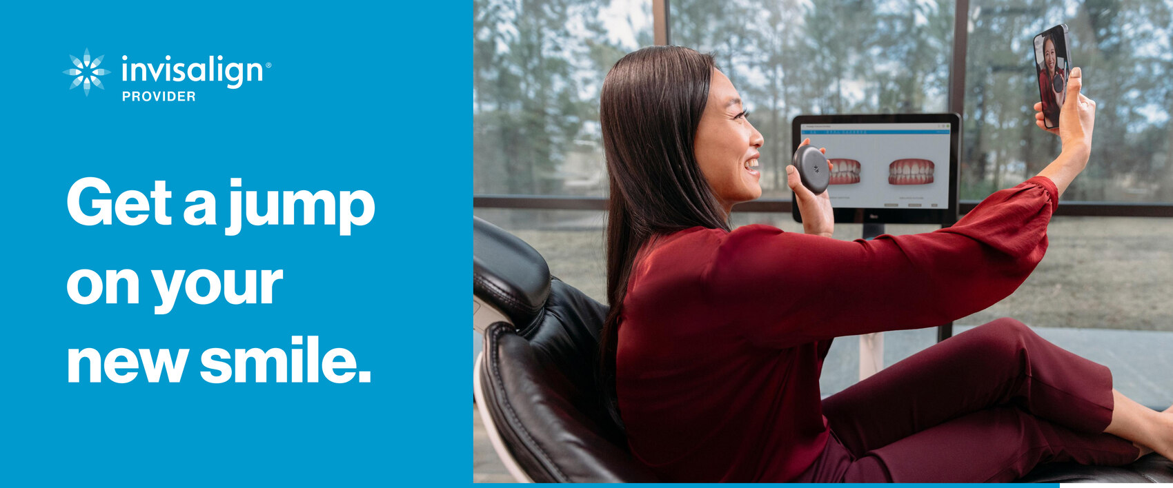 Braces and Invisalign® clear aligners for teeth alignment
